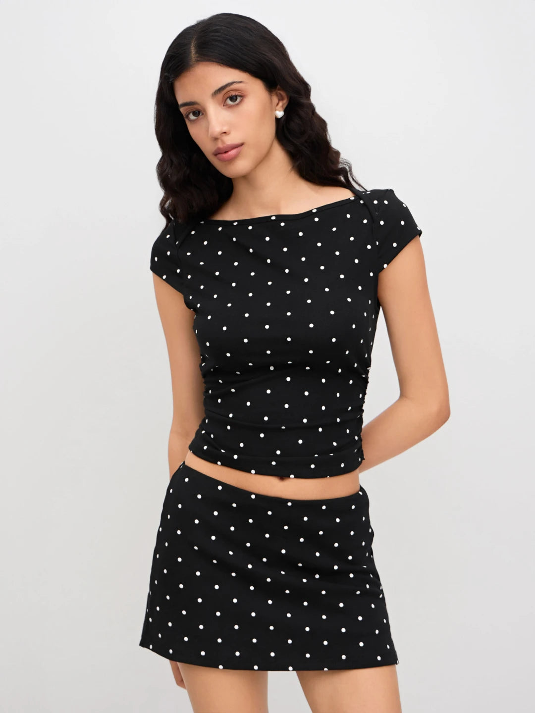 Polka Dot Tee & Mini Skort